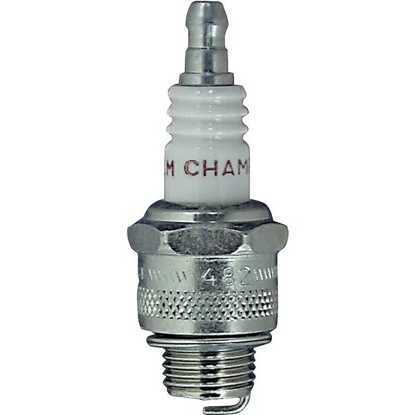 Champion Spark Plugs Spark Plug, 0.027 to 0.033 in Fill Gap, 0.551 in Thread, 0.813 in Hex, Copper, For: 4-Cycle Engines J19LM - main