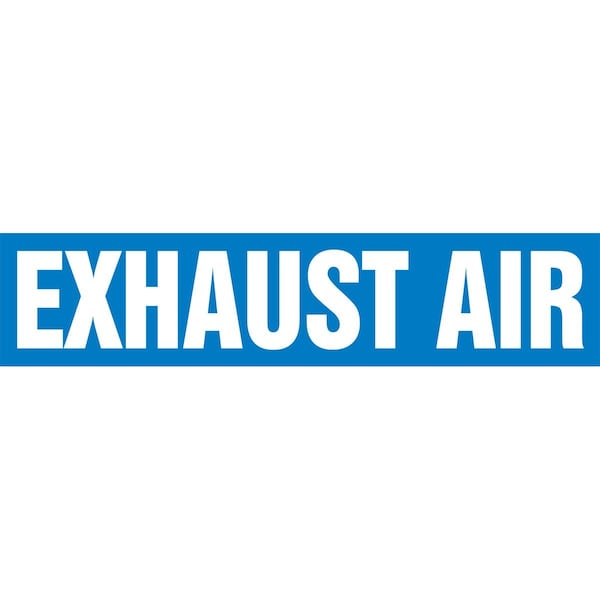 Accuform ASME ANSI PIPE MARKER EXHAUST AIR RPK309STB - main