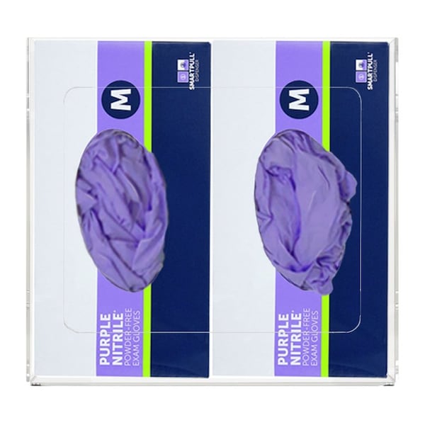 Origin Dispensing Solutions Glove Dispenser-Double-PETG-Clear GL20X01CL - main