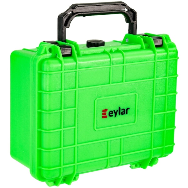 Eylar 9.12in Compact Gear Hard Case Waterproof with Foam Neon Green SA00042-NGRN - main