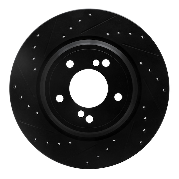 Dynamic Friction Co DFC Brake Rotor - Drilled and Slotted - Black 633-31050L - main