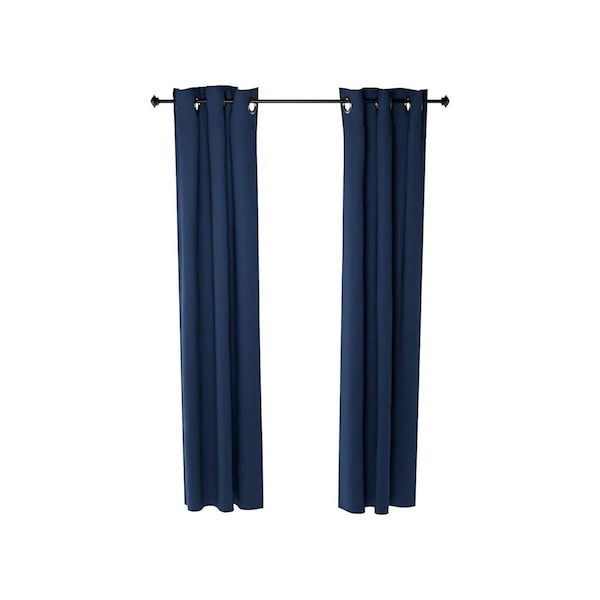 Furinno Collins Blackout Curtain, 42 x 84 in. - 2 Panels - Dark Blue 2-FC66002DBL - main