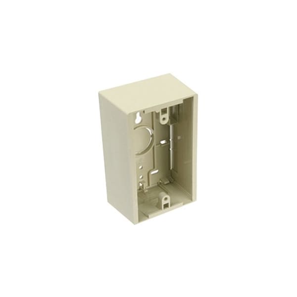 Leviton Electrical Box, Back Box Type, 1 Gang, Plastic, Rectangular Shape 42777-1IA - main