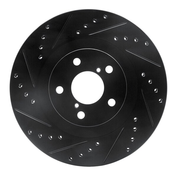 Dynamic Friction Co DFC Brake Rotor - Drilled and Slotted - Black 633-13033L - main