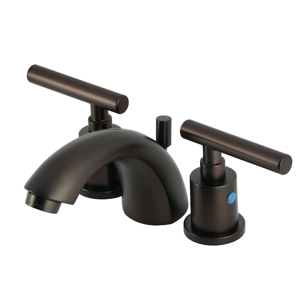 Kingston Brass Mini-Widespread Bathroom Faucet with Pop-Up Drain, Oil Rubbed Bronze KB8955CML - main
