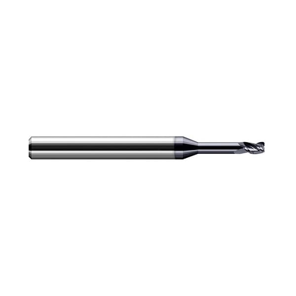 Harvey Tool 0.0250in Cutter DIA x 0.0050in Radius x 0.0370in L of Cut x 0.1250in 1/8 Reach Carbide Corner Rad 800525-C3 - main