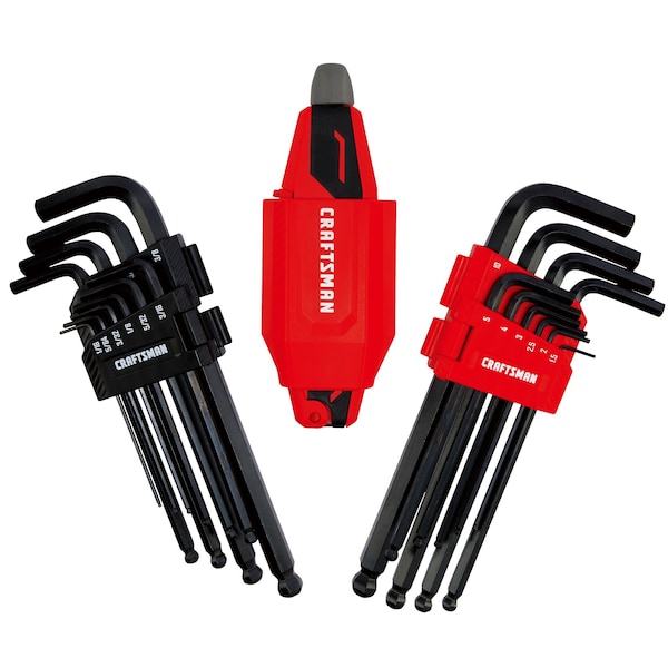 Craftsman Hex Key Set, Blk Oxide Finish CMHT26028 | Zoro