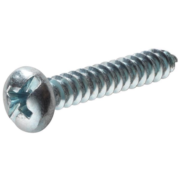 Hillman Sheet Metal Screw, Pan Head Slotted Drive, 100 PK 74006 - main