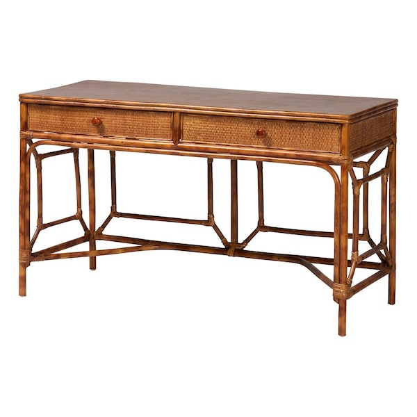 Bali & Pari Basile Natural Rattan Desk 272-14498-ZORO - main
