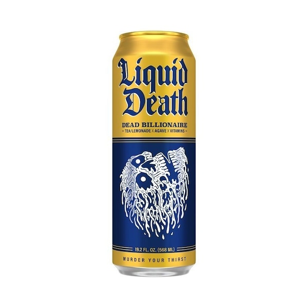 Liquid Death Iced Tea, Dead Billionaire, 19.2 oz Can 1700635 - main