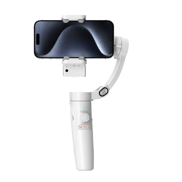 Wrightmaster 3-Axis AI Smartphone Stabilizer with Facial Tracking Gimbal, Fill Light Tracking, Roller Design ZR-2pro - main
