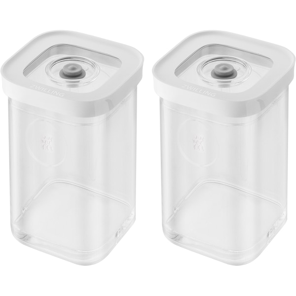 Zwilling Fresh and Save Cube Boxes, Plastic, Food Container, 2-pc Small Medium Height Cube Set, .87-qt 1029984 - main