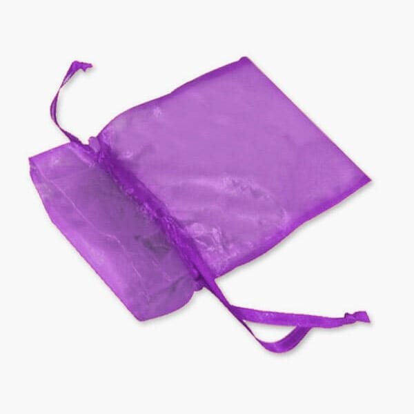 Nashville Wraps Purple Organza Favor Bags, 2x2.5, 10PK B01843 - main