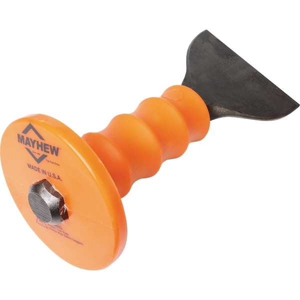 Mayhew Tools 3-1/2'' x 7'' Handguarded Brick Chisel 35105 - main