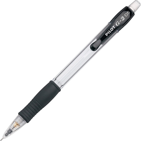 Pilot G2 Mechanical Pencil, Rubber Grip, Refillable, 0.5mm, Black, Dozen 51014 - main