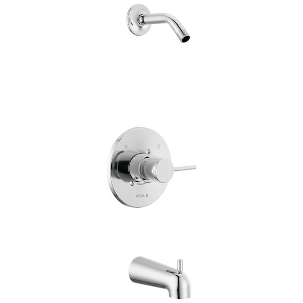 Delta Modern Monitor 14 Series Tub & Shower Trim - Less Head T14459-LHD-PP - main