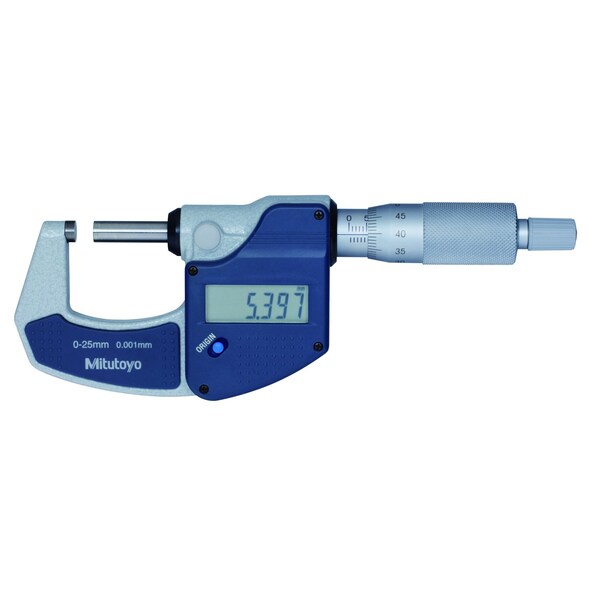 Mitutoyo Digimatic MDC Lite Outside Micrometer, 0-25mm, 0.001mm, NO, RS 293-821-32 - main