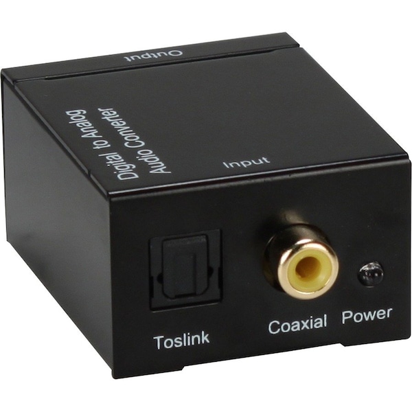 Qvs Digital Sound Pdif To Stereo Analogrca Audio Converter, Black SPDIF-RCA - main