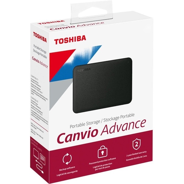 Toshiba CANVIO ADVANCE 1TB WHITE HDTCA10XW3AA - main