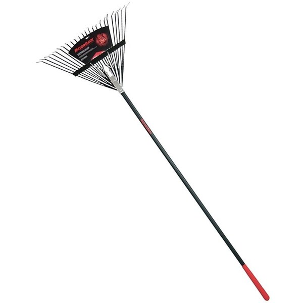 Razor-Back Leaf Rake, 24 Tines, 54 in L Fiberglass Handle 2915212 - main