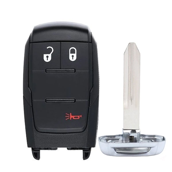 Aks Keys 2019 - 2024 RAM 2500 3500 4500 5500 Heavy Duty Smart Key 3B FCC# GQ4-76T - Black Sides RC-DODGE-59C - main