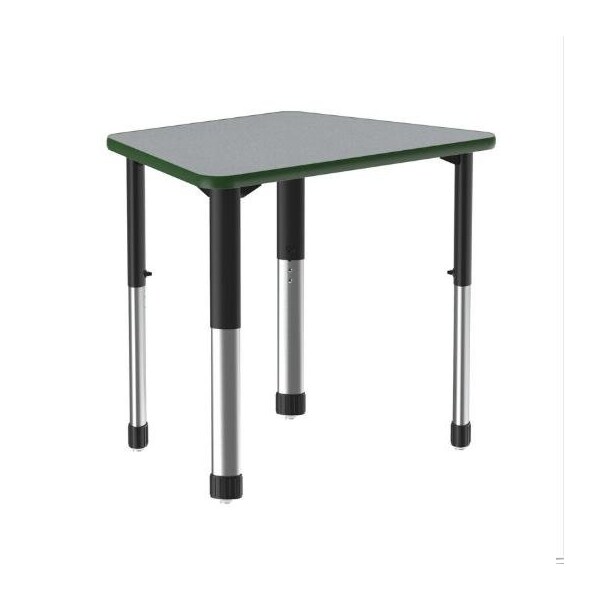 Correll Trapezoid 32 in W, 22 in L, 25 in to 35 in H, Particleboard, Gray Granite AD2232TF-TRP-15-09-39 - main