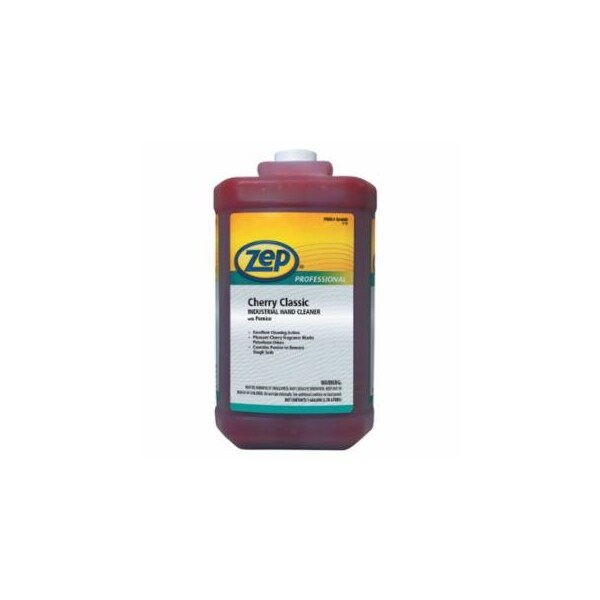 Zep Cherry Classic Industrial Hand Cleaner with Pumice, Square Jug, 1 gal, 4PK 019-1046473 - main