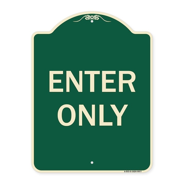 Signmission Green, 18 Inch x 24 Inch, Heavy Gauge Aluminum A-DES-G-1824-9977 - main