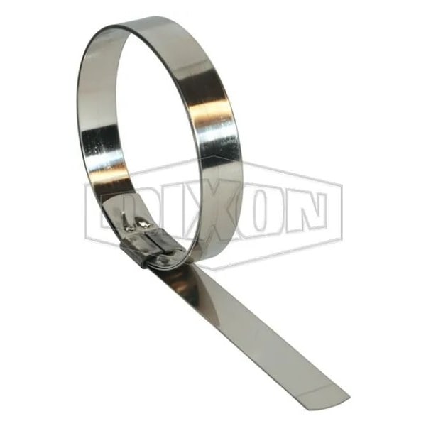 Dixon HB Series Center Punch Smooth ID Band Clamp, 2-1/2 ID x 0.025 in Thick, 201 SS, Domestic HBC10S - main