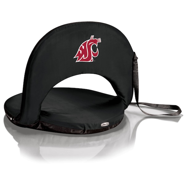 Picnic Time Family Of Brands NCAA Washington State Cougars Oniva Stadium Seat - Reclining Bleacher Seat with Back Support 626-00-179-634-0 - main