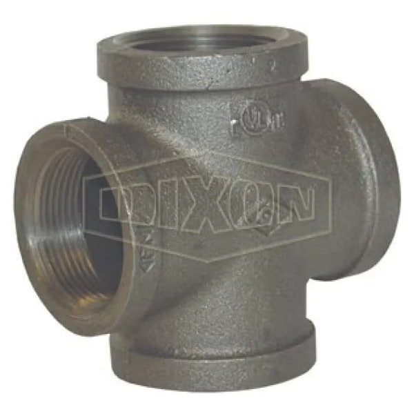 Dixon Pipe Cross, 4 in Nominal, FNPT End Style, Iron MIC400 - main
