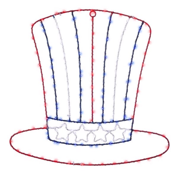 Celebrations Patriotic Silhouette Window Decor Metal 1 pk 14-03035A - main