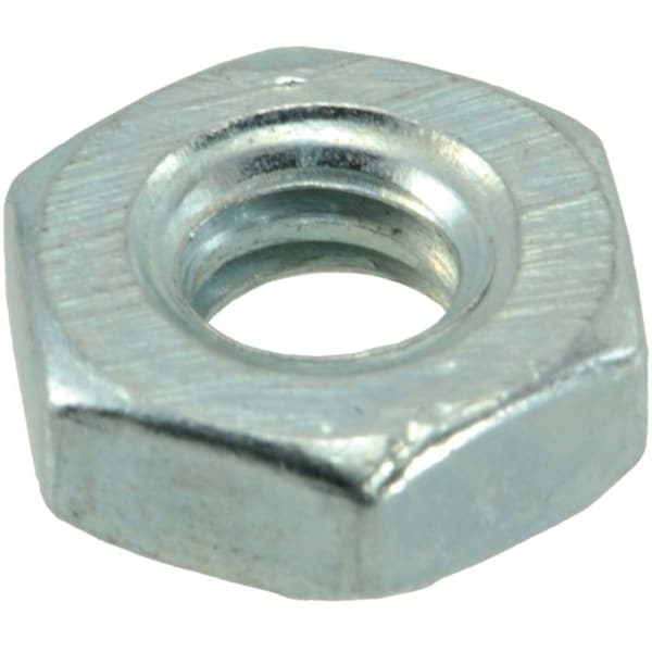 Midwest Fastener Hex Nut, #10-24, Steel, Grade 2, Zinc Plated 3750 - main