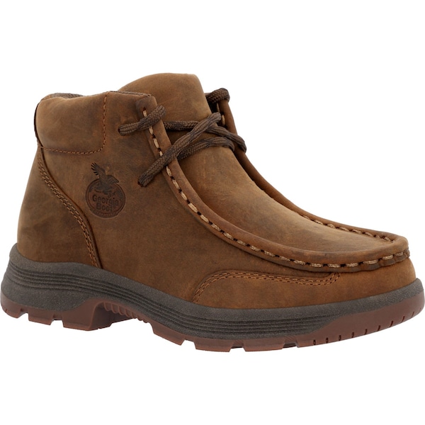Georgia Youth Boot, 4 M, Leather, 4 in H, Brown GB00704Y - main