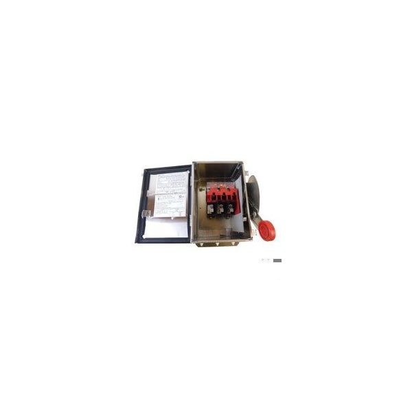 Eaton Heavy Duty Non-Fusible Safety Switch (60A, 3P, 600V, NEMA 4X Stainless) DH362UWK - main
