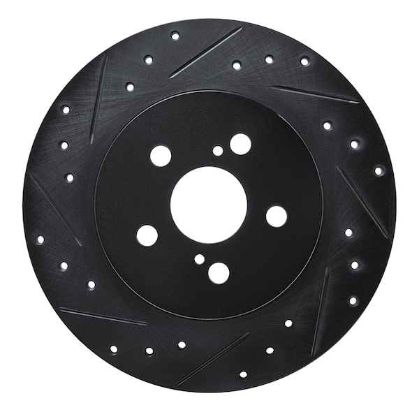 Dynamic Friction Co DFC Brake Rotor - Drilled and Slotted - Black 633-75029L - main