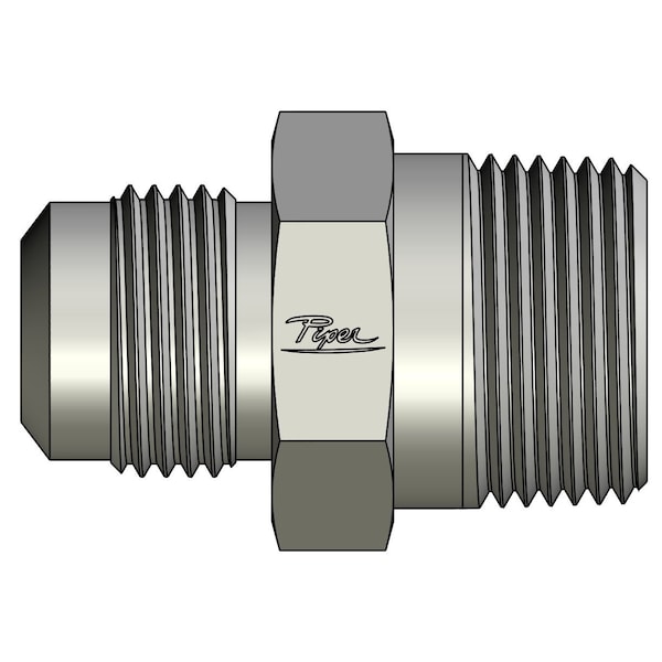 Piper 5/8in. Male JIC X 3/4in. Male Pipe, Straight 0100-10-12 - main