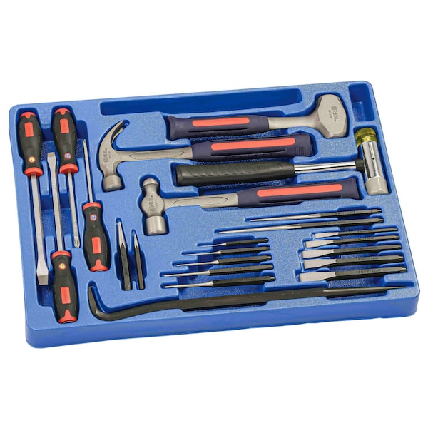 Genius Tools 23 Piece Punch, Chisel & Hammer Set MS-023 - main