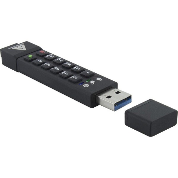 Apricorn 128GB 256-BIT AES XTS HW ENCRYPTED SECURE USB 3.0 MEM KEY ASK3Z-128GB - main