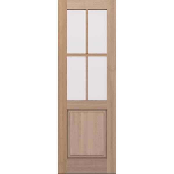 Doornmore G5004, 33.75" x 98" ( 32" Door) Left Hand, Mahogany SDL 4 Lite, 1/2 Lite Exterior Door G5004-SW-3296_1_LI - main