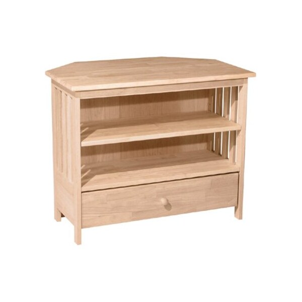 International Concepts Mission Corner EnteRTAinment / TV Stand, Unfinished TV-27 - main