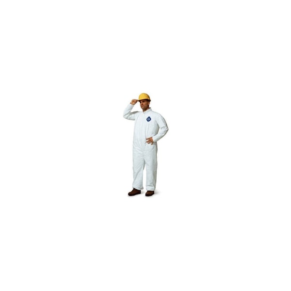 Ors Nasco Collared Disposable Coveralls, Zip Close, White, XXXL, 25PK Ty120swh3x002500 - main