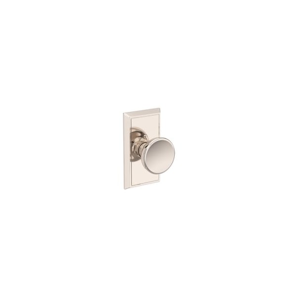 Baldwin Residential Door Knobs Half Dummy Reversible Lifetime Bright Nickel HDSOLHFR055 - main