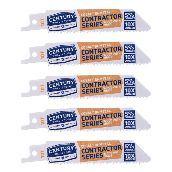 Century Drill & Tool 4" Contractor Series Recip Blade 7310 - main