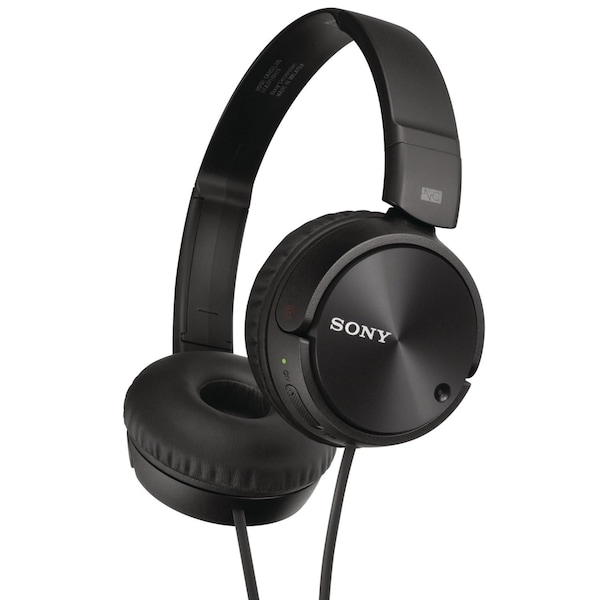 Sony Noise Canceling Headphones, 4 ft Cord, Black MDRZX110NC - main