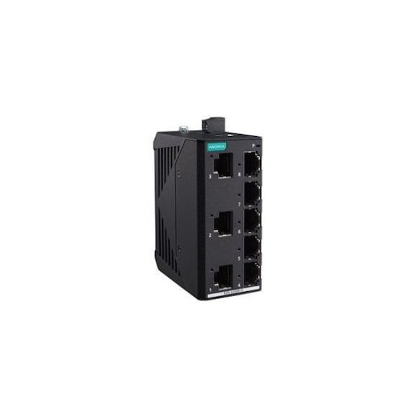 Moxa 8-Port full gigabit Entry-level Unmanaged Switch, 8 Fast TP ports, -10 to 60 degC EDS-G2008-EL - main