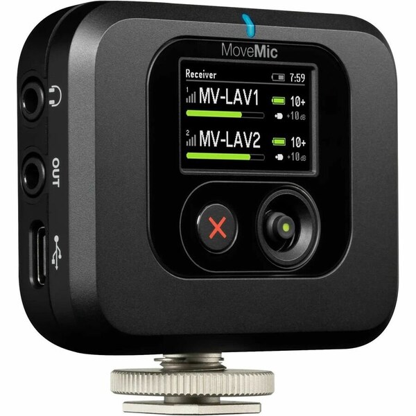Shure COLD-SHOE MOUNTABLE RECEIVER FOR CONNECTIVITY TO CAMERAS, MOBILE DEVICES, AND CO MV-R-Z7 - main