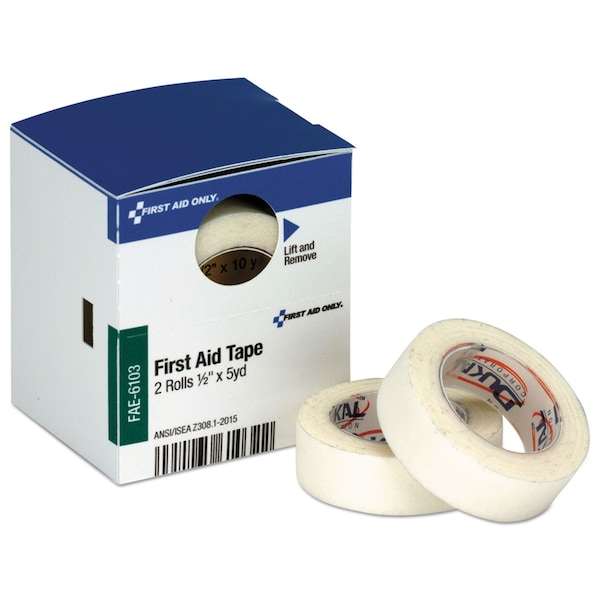 First Aid Only Refill for SmartCompliance Cabinet, First Aid Tape, 1/2"x5yd, PK2 FAE-6103 - main