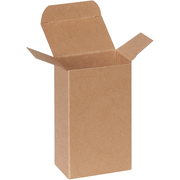 Non-Branded 3 in x 2 in x Reverse Tuck Folding Carton, Kraft, Chipboard, 500 PK RTS17HD - main