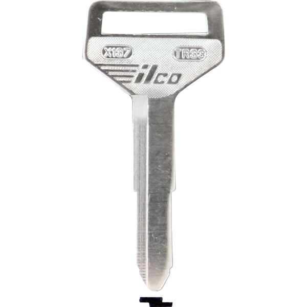 Ilco Toyota Nickel Plated Automotive Key TR33 / X137, 10PK IAF01054113 - main
